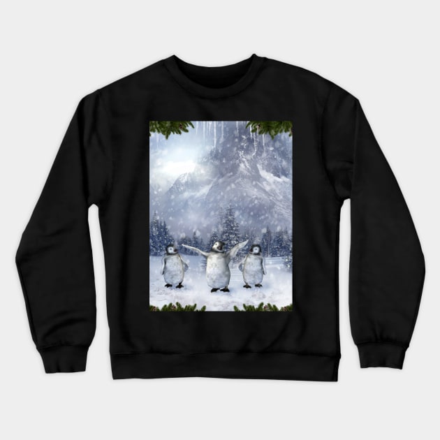 Funny penguin Crewneck Sweatshirt by Nicky2342